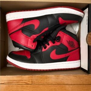 Black and Red Jordan 1
